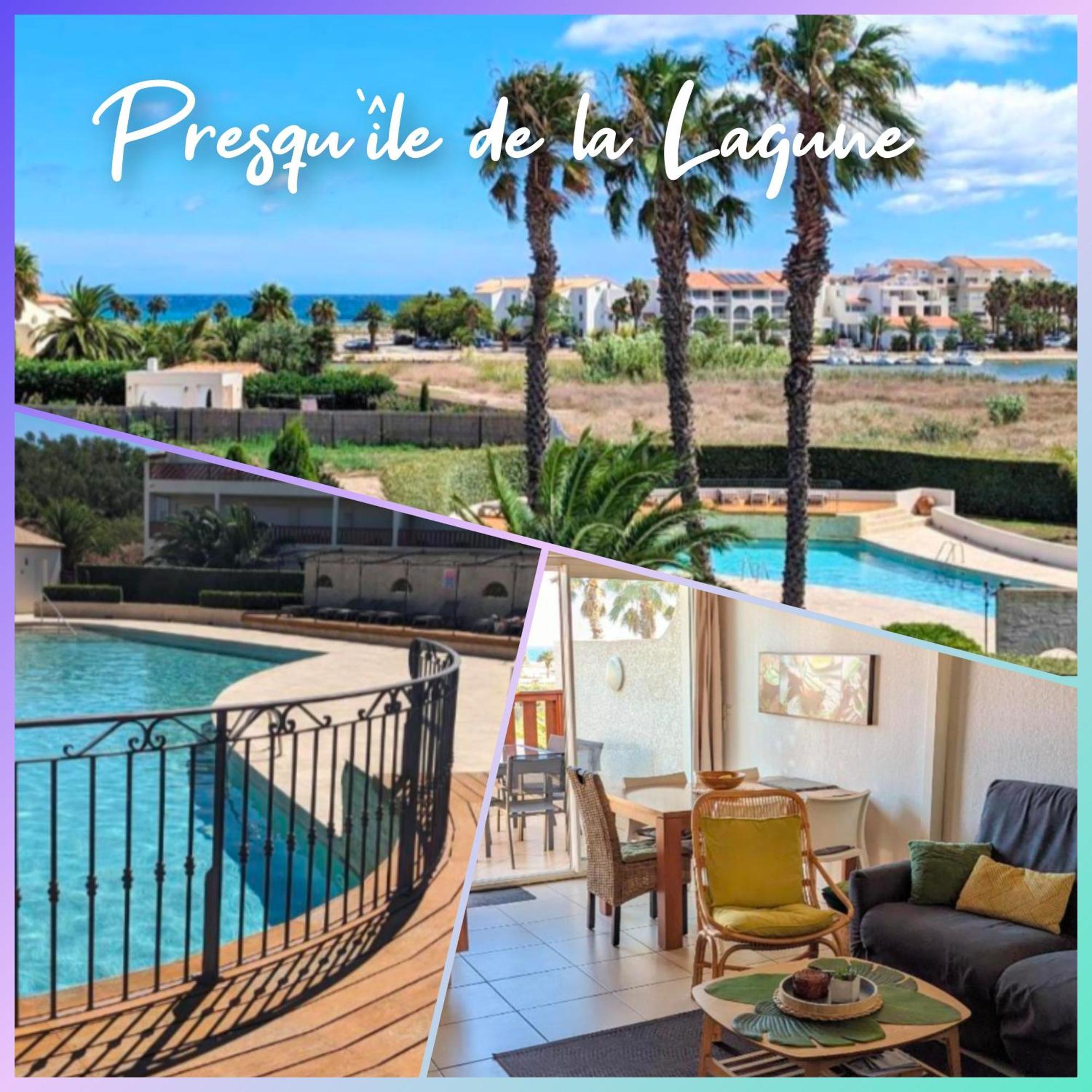 Standing T3Bis Presqu'Ile De La Lagune - Piscine - Mer & Nature Saint-Cyprien  Exterior foto